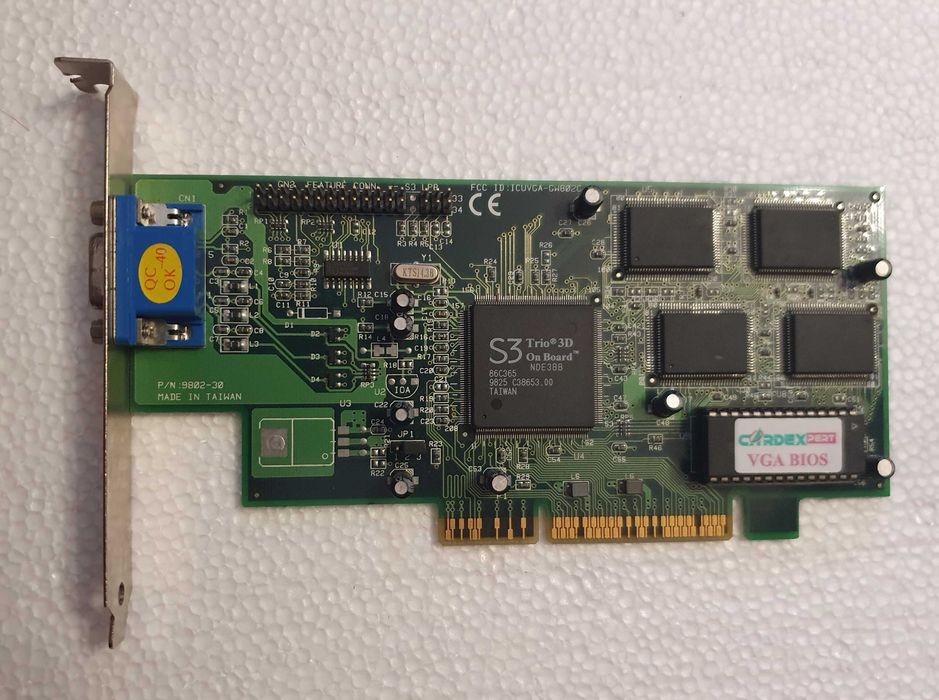 Placas gráficas AGP e PCI, vintage: Nvidia, ATI, Creative, Nvidia, S3