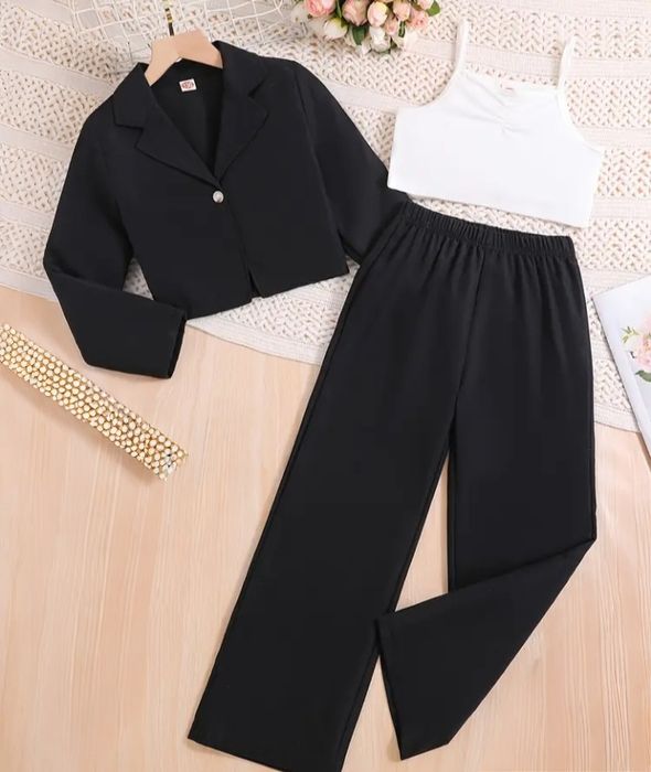 Zestaw dla dziewczynki garnitur elegancki 7-8 lat rozmiar 130-134