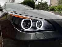 Reflektory BMW E60 E61 ZREGENEROWANE BiLED RINGI Cotton Bixenon