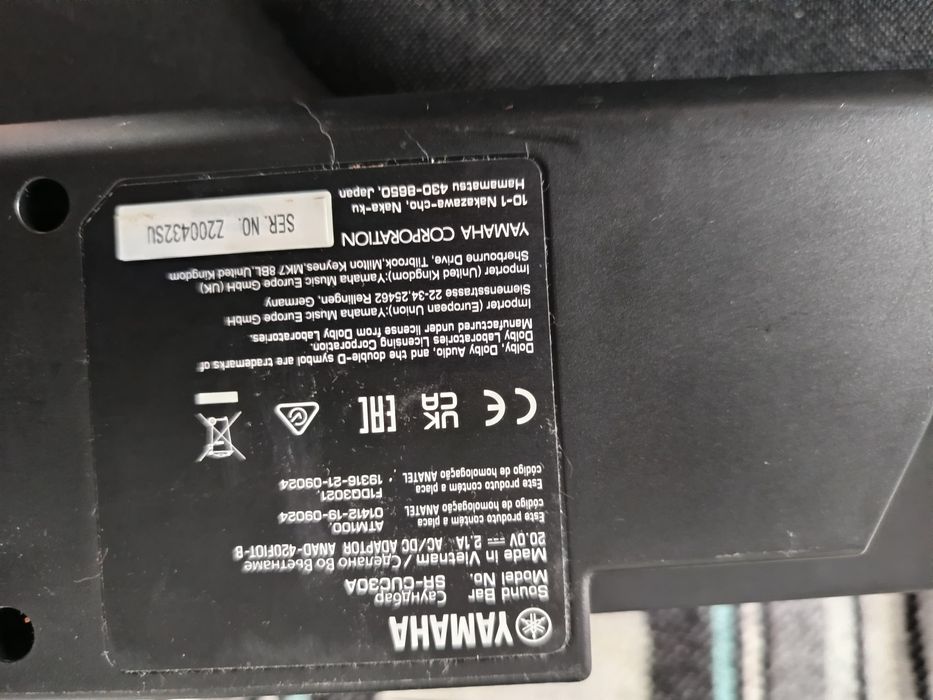 Sistema de som Yamaha