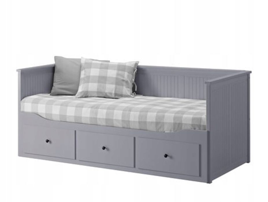 Łózko Hemnes/ Leżanka z 3 szufladami, 2 materace, 80x200 cm