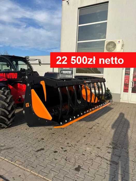 Łyżko krokodyl Quicke XL 2,5m mocowanie Manitou