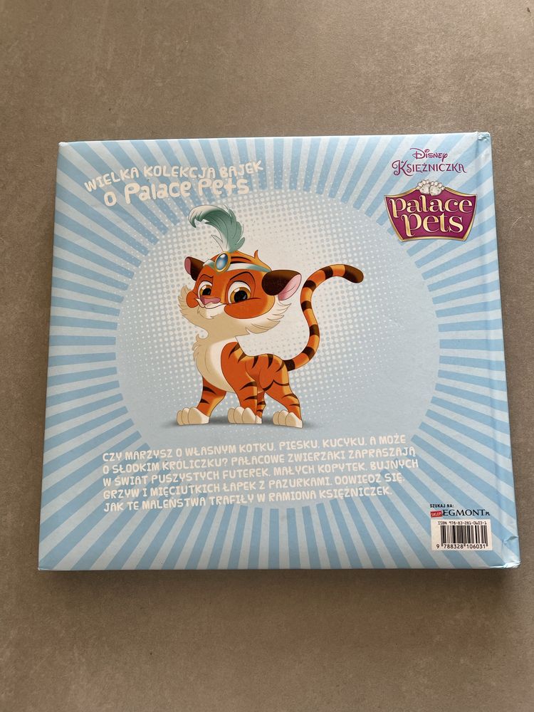 Książka bajka w sztywnej okładce Disney Palace pets 128 stron
