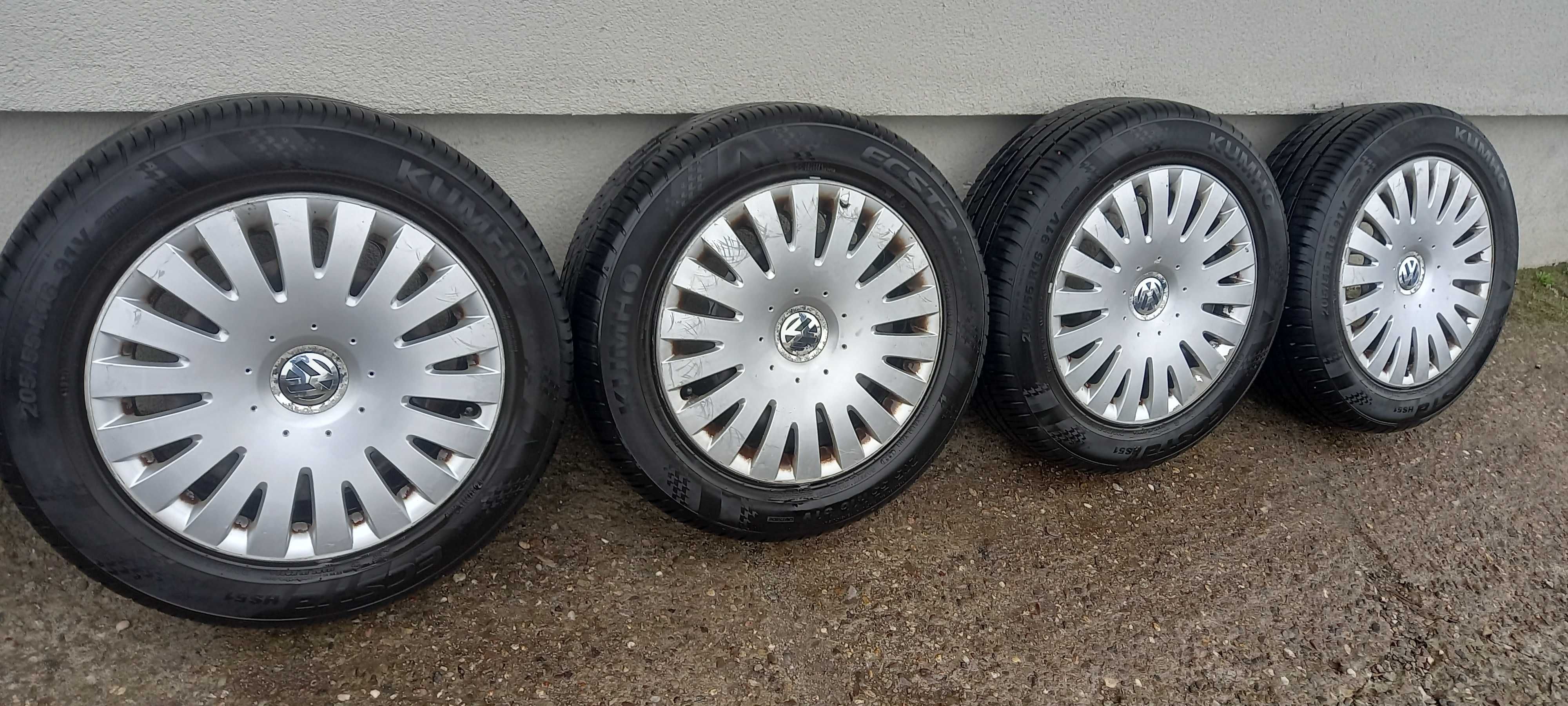 Koła felgi opony lato Volkswagen Passat B6 5X112 16" Audi kpl