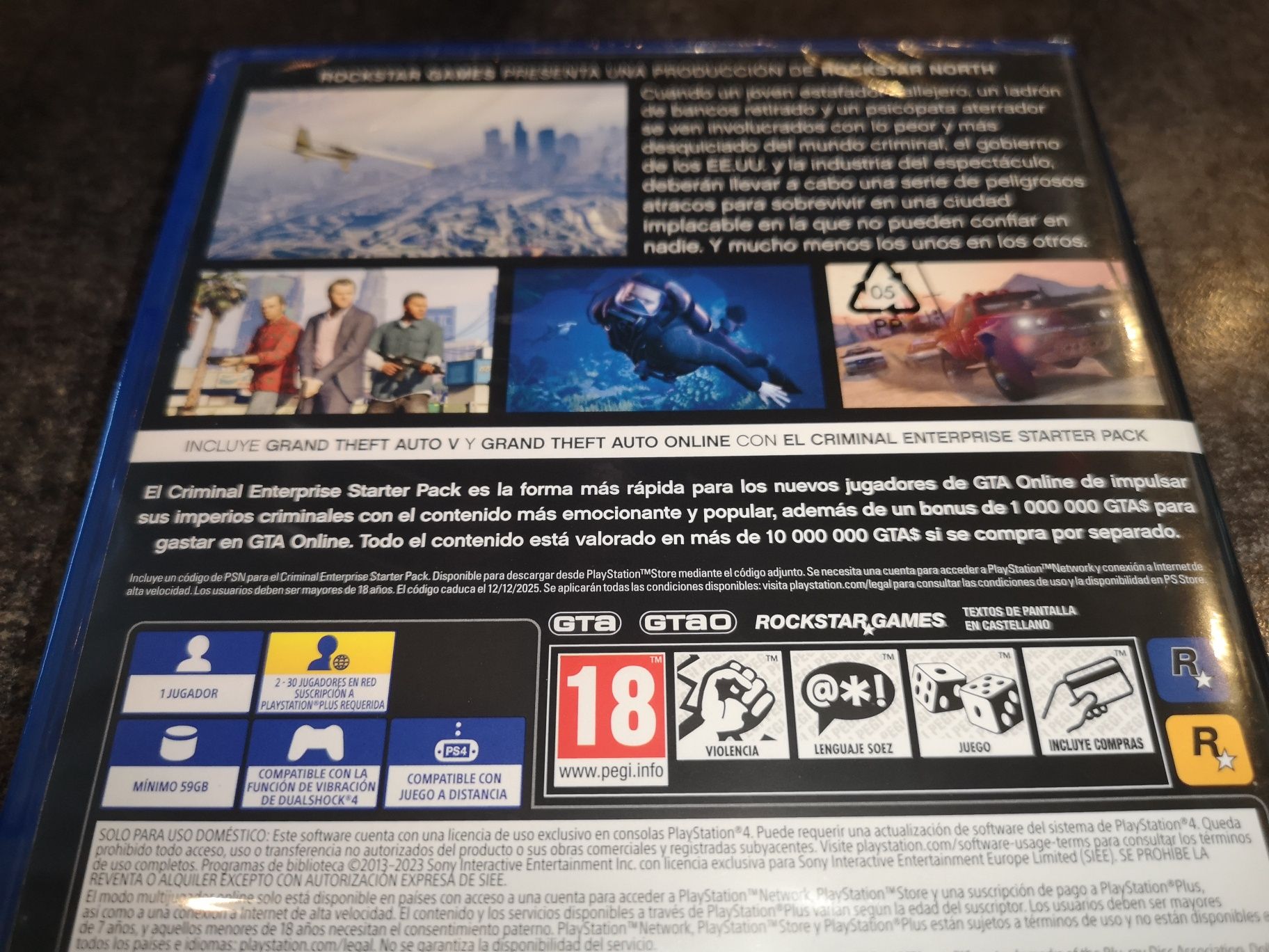 GTA 5 Premium Edition (+dodatkowy kod) PS4 gra PL (nowa w folii)