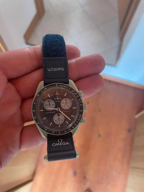 Omega x Swatch Edycja Lim. Misja do Ziemi: Czerwony Kosmos Teraz