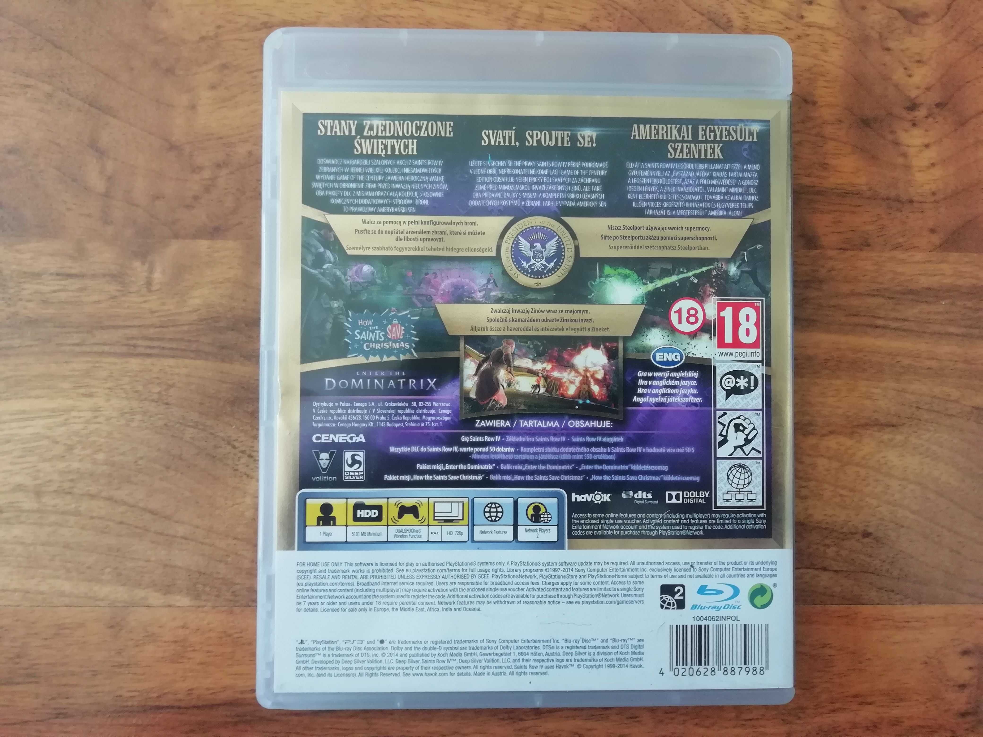 Saints Row IV Game of the Century Edition PS3