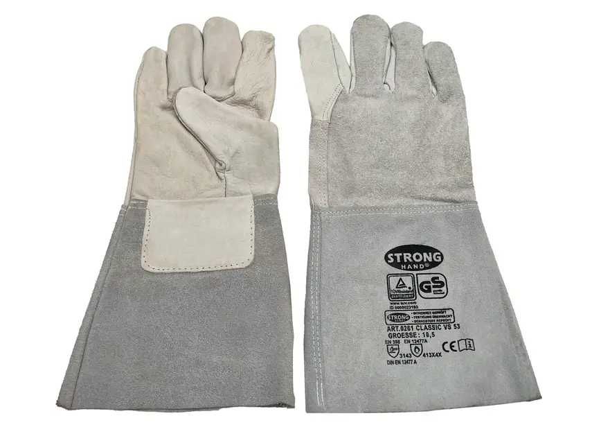 Спилкові п'ятипалі краги STRONG HAND WELDERSTAR шкіра