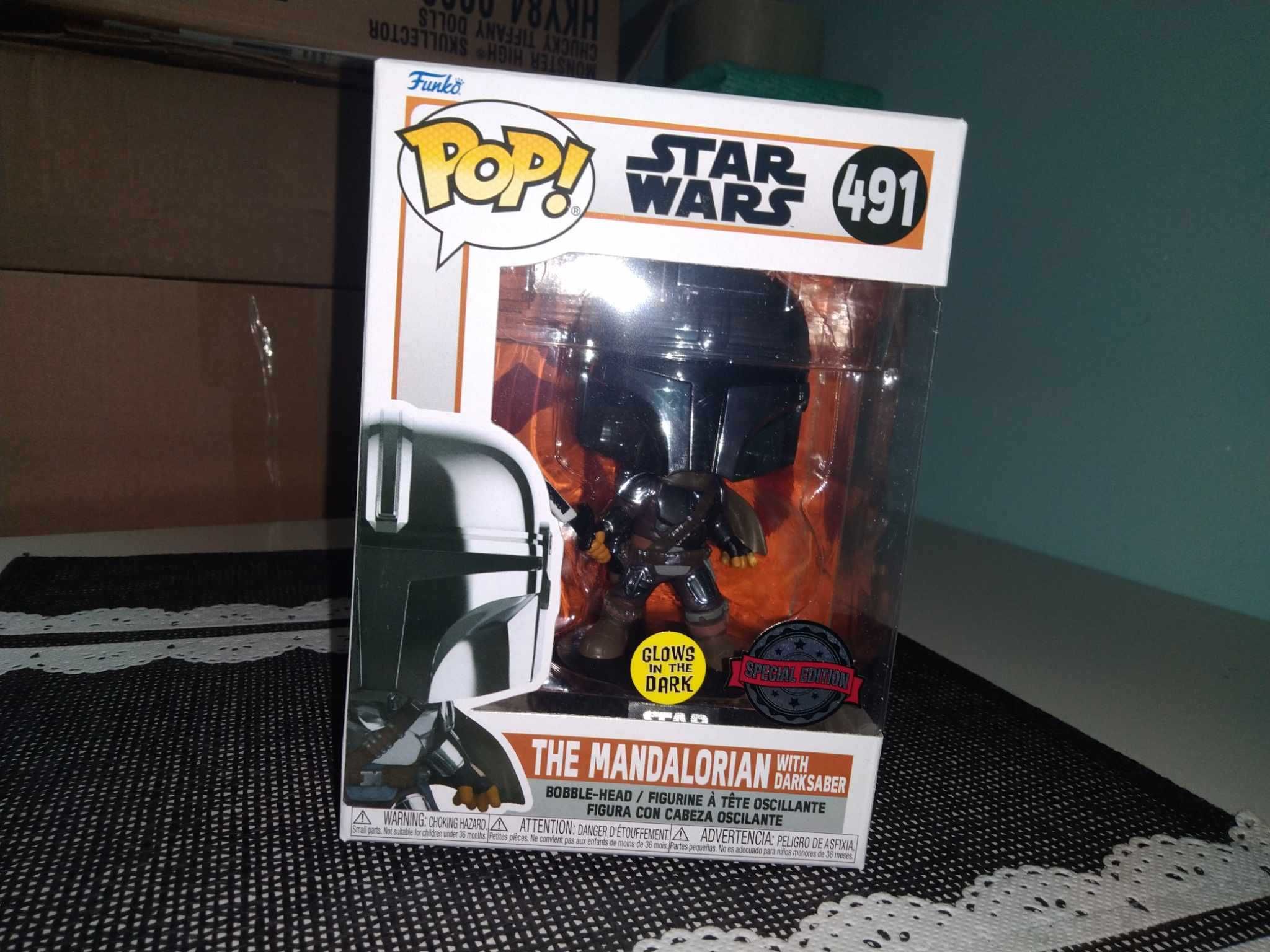 Funko POP Mandalorian Star Wars GITD 491