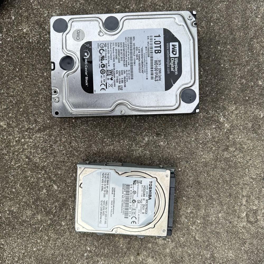 Dyski HDD różne marki