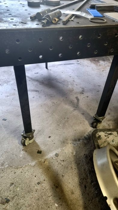 Stół spawalniczy 2000x1000 x200 system 16 mm siatka 100x100 Komplet