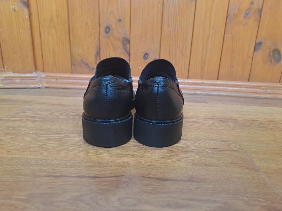АКЦІЯ. Рр 40 MIDA фірмові шкіряні туфлі лофери на платформі