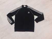 Czarna rozpinana bluza Adidas 156-164 rozmiar