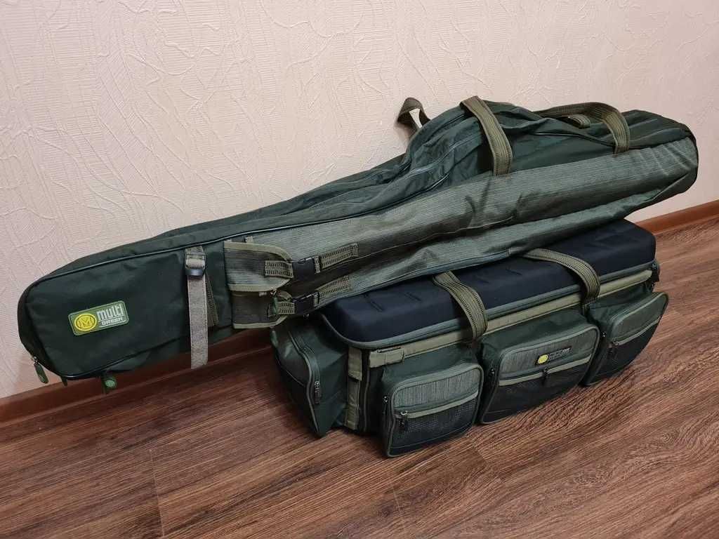 Чохол риболовний Mivardi Multi Green 130/145 на 3 вудки з котушкам