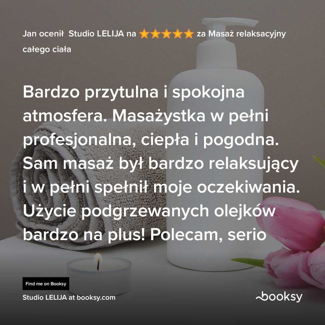 Masaż klasyczny, relaksacyjny, bańką chińską, kosmetyczny twarzy