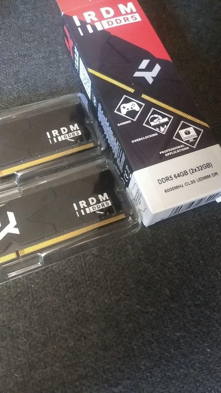GOODRAM 64GB DDR5 6000MHz CL30 IRDM Black Гарантия Чек