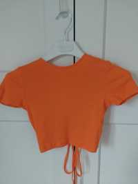 Pomarańczowa bluzka rozmiar XS