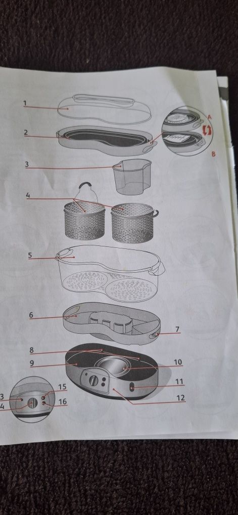 Tefal urządzenie do gotowania na parze parowar