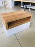 Szafka nocna wisząca z szufladą 45x28x25.3 cm Biała Złoty Dąb