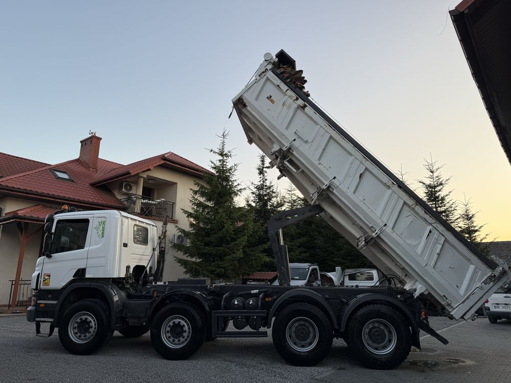 Scania P360 Rok 2008  8x4 MEILLER Wywrotka Sprowadzona Z Francji