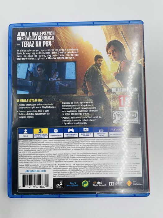 Gra The Last Of Us Remastered Na PS4 / PS5