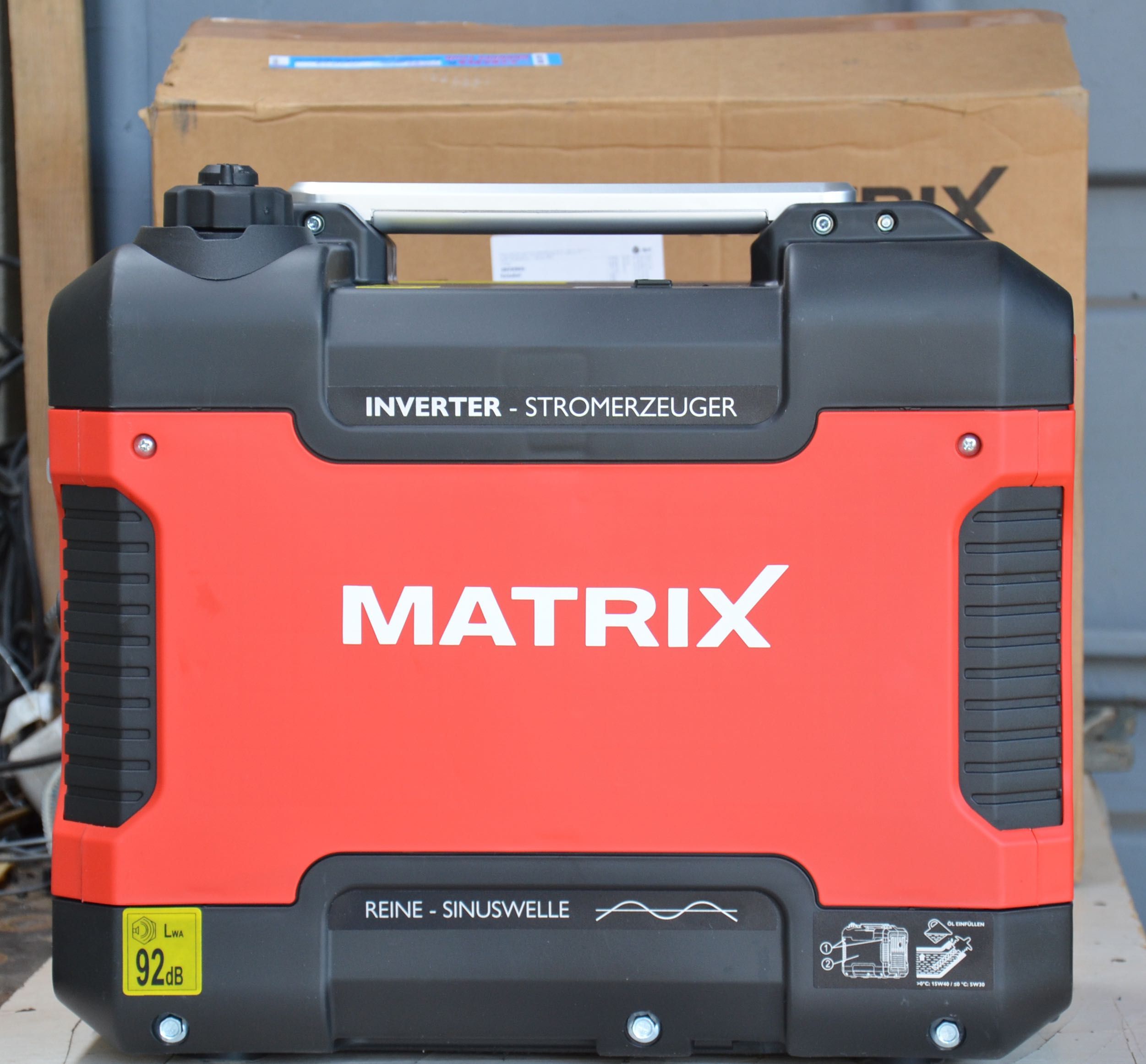 Генератор инверторный, Matrix PG 2000i - USB 2 кВт Германия, новый