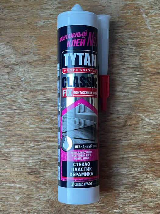 Герметик полиуритановый Crocodile pu210fc серый; клей Tytan Classic