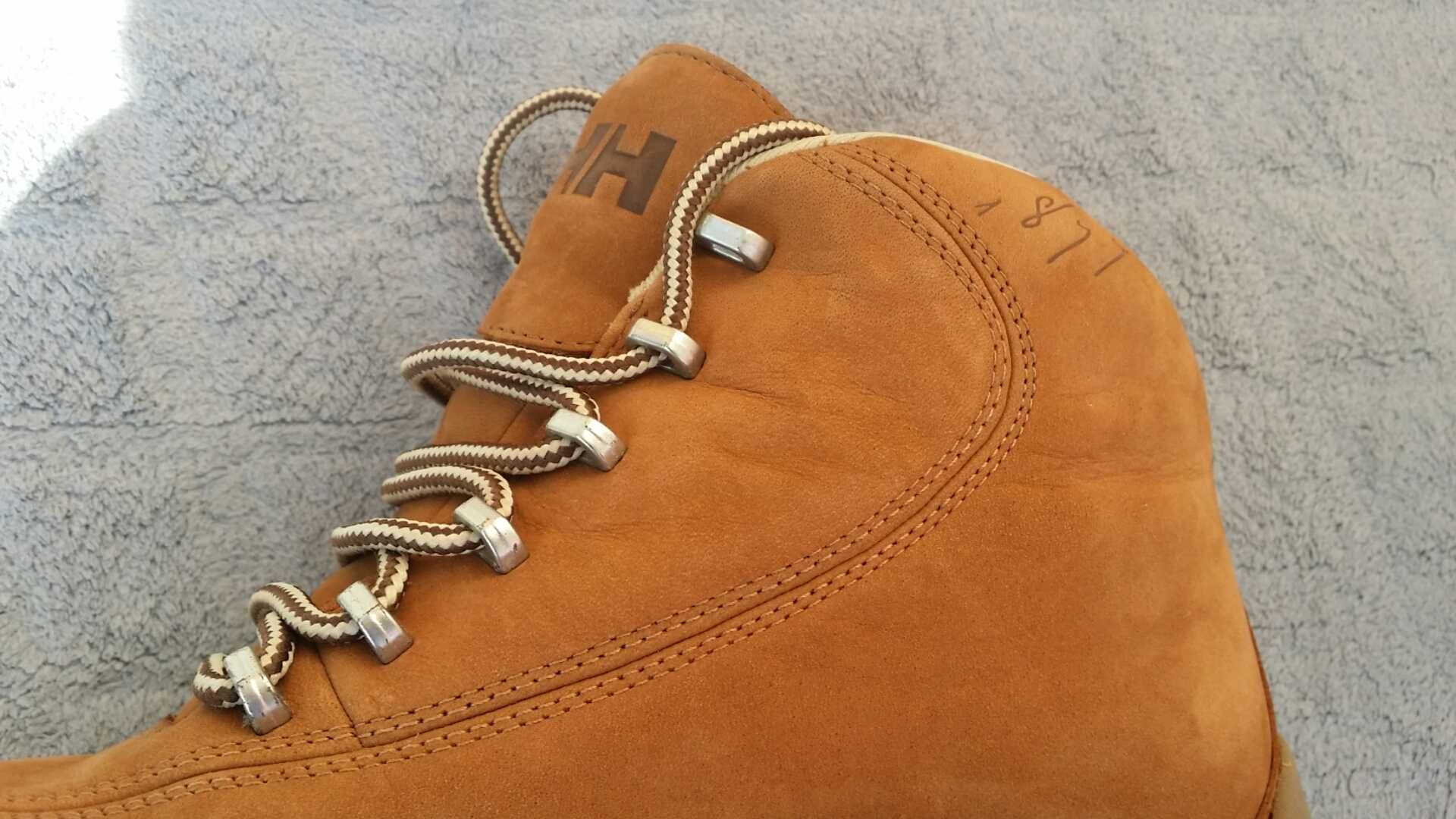Helly Hansen, Nowe buty trekingowe jak Ecco, Geox. Brązowe rozm 38,5
