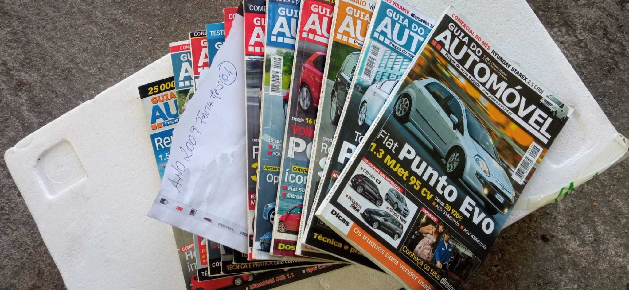 Revistas coleção "Guia do Automóvel"