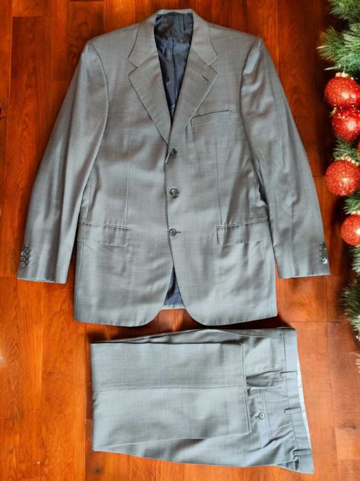 Brioni костюм классический мужской ручной работы (Светло-серый) 3