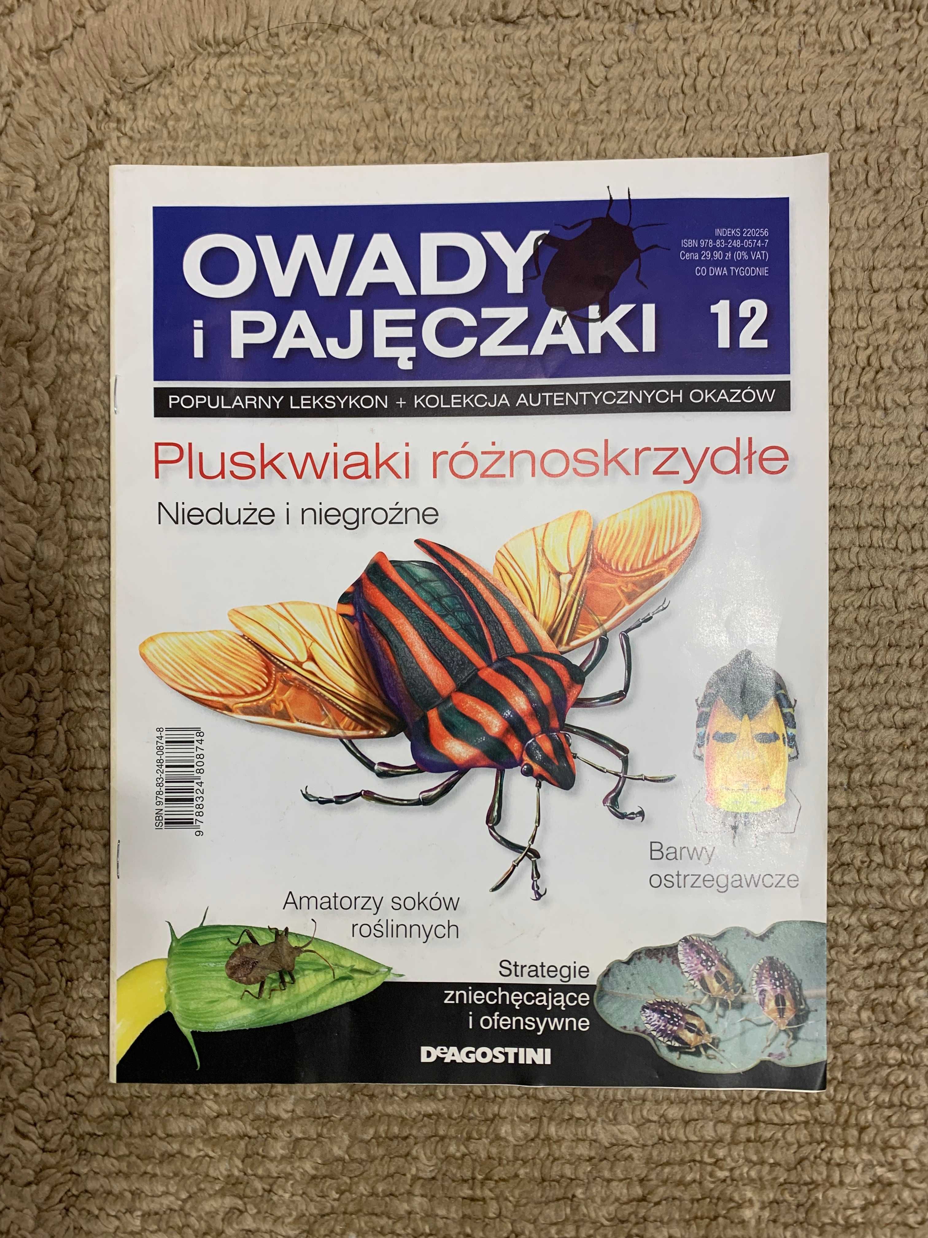 Prawdziwe owady i pajęczaki - gazetka nr 12 z kolekcji - pluskwiaki