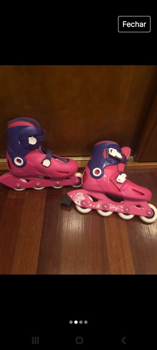 Patins em linha de criança