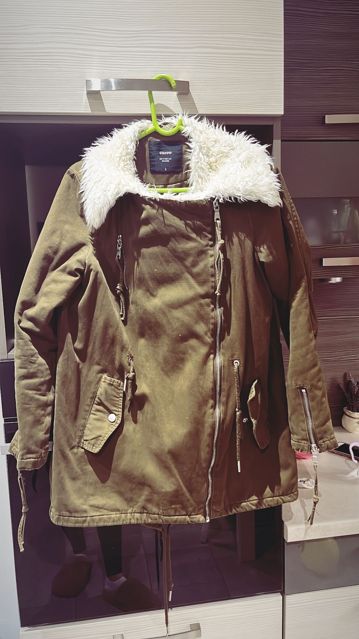 Kurtka parka Khaki