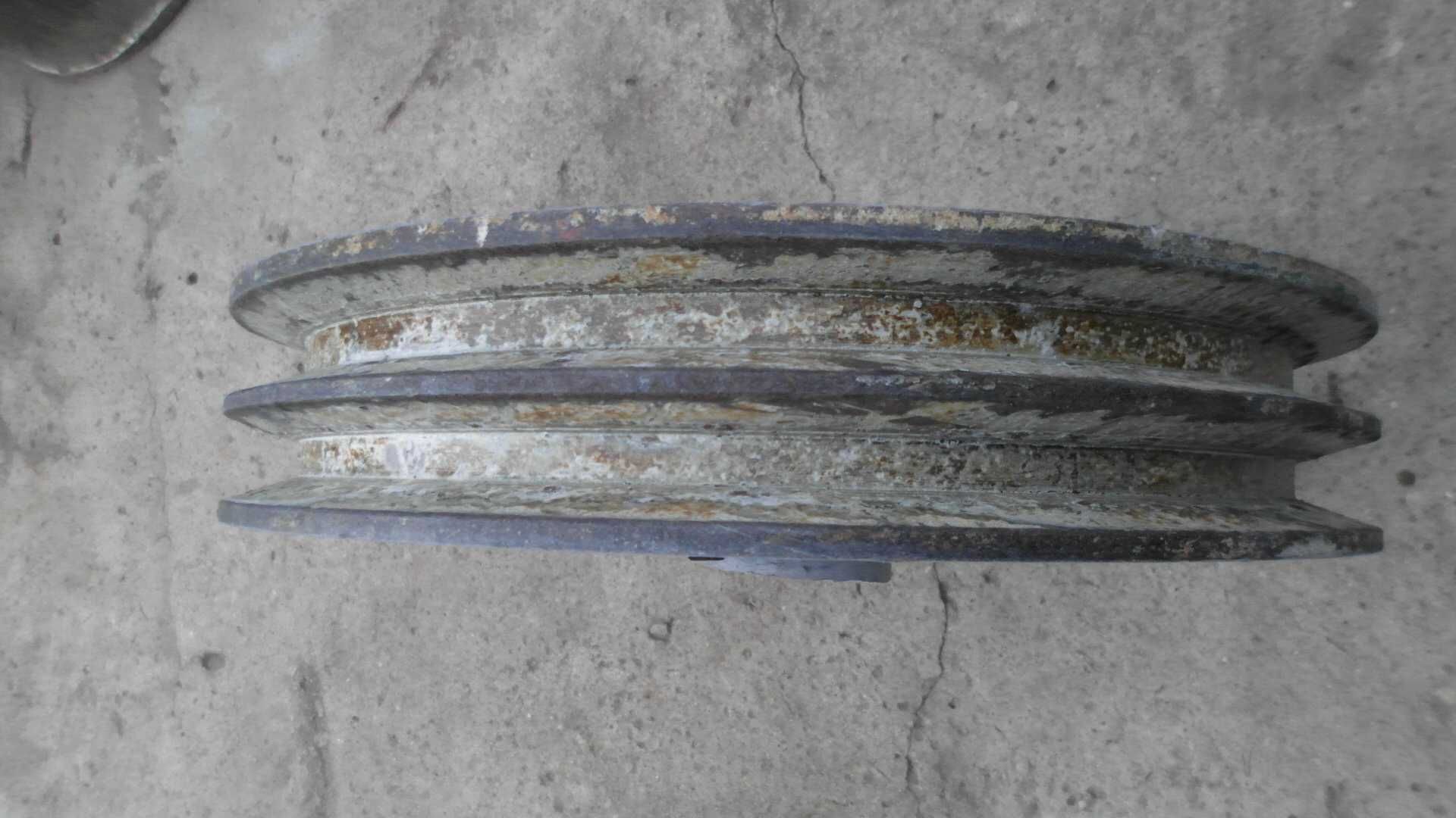 Шкив 2х ручейный стальной 320мм