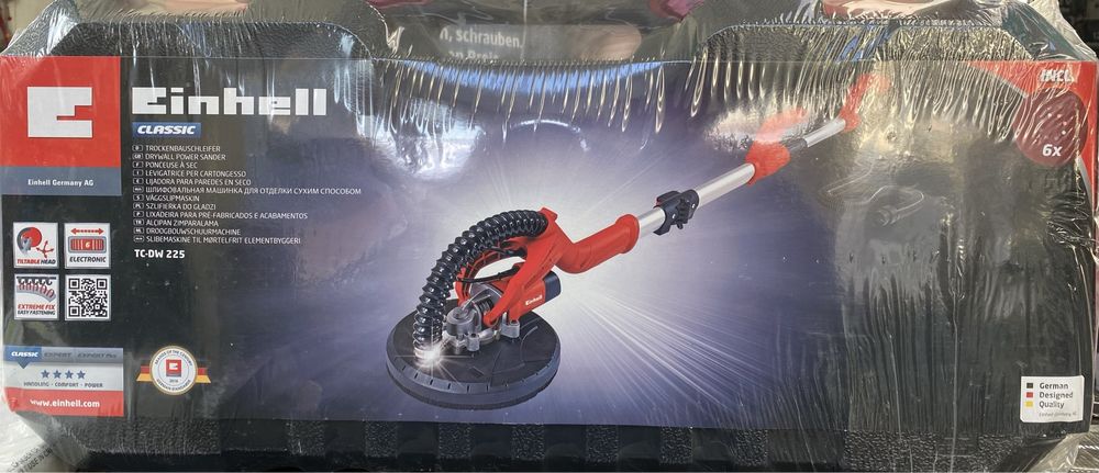 Шліфмашина для стін та стелі Einhell TC-DW 225 (4259930)