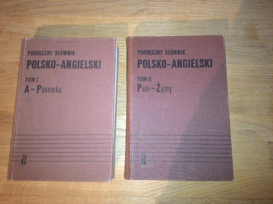 Słownik polsko-angielski 1 i 2 tom