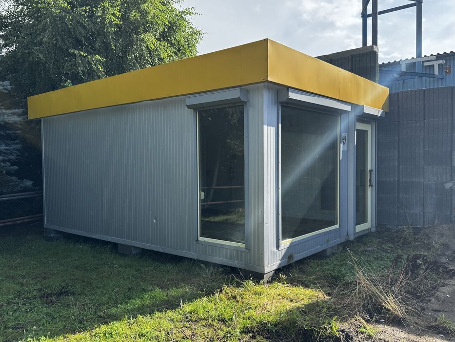 Kontener biurowy 6m x 3,8m z klimatyzacją – okazja!