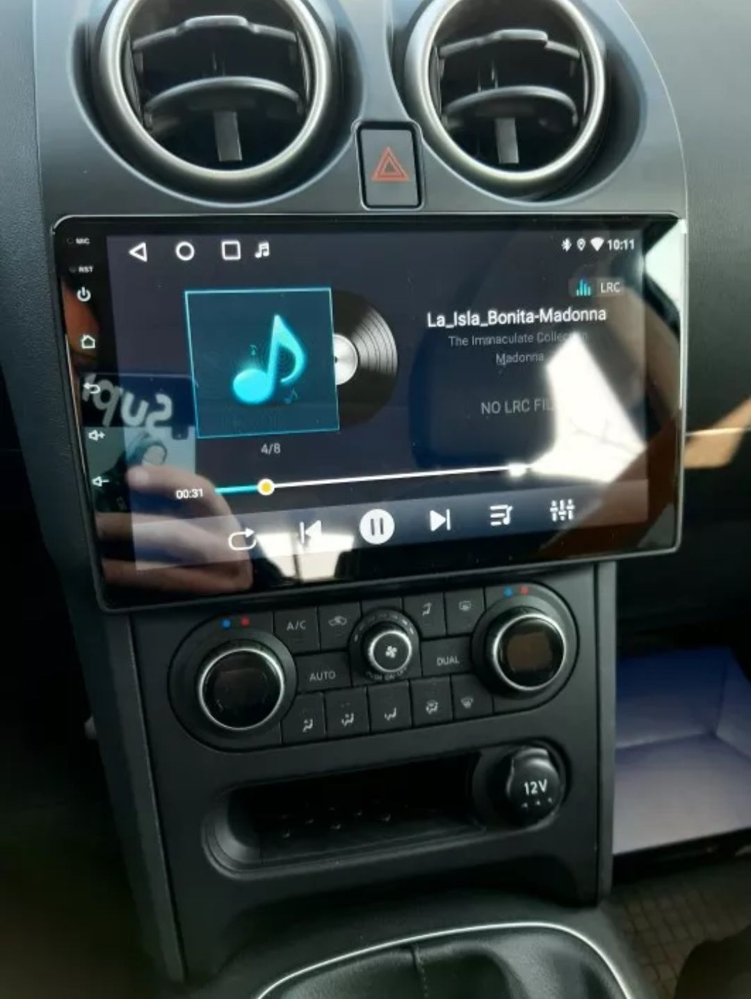 Rádio Android 13 com GPS Nissan Qashqai J10 (Artigo Novo)