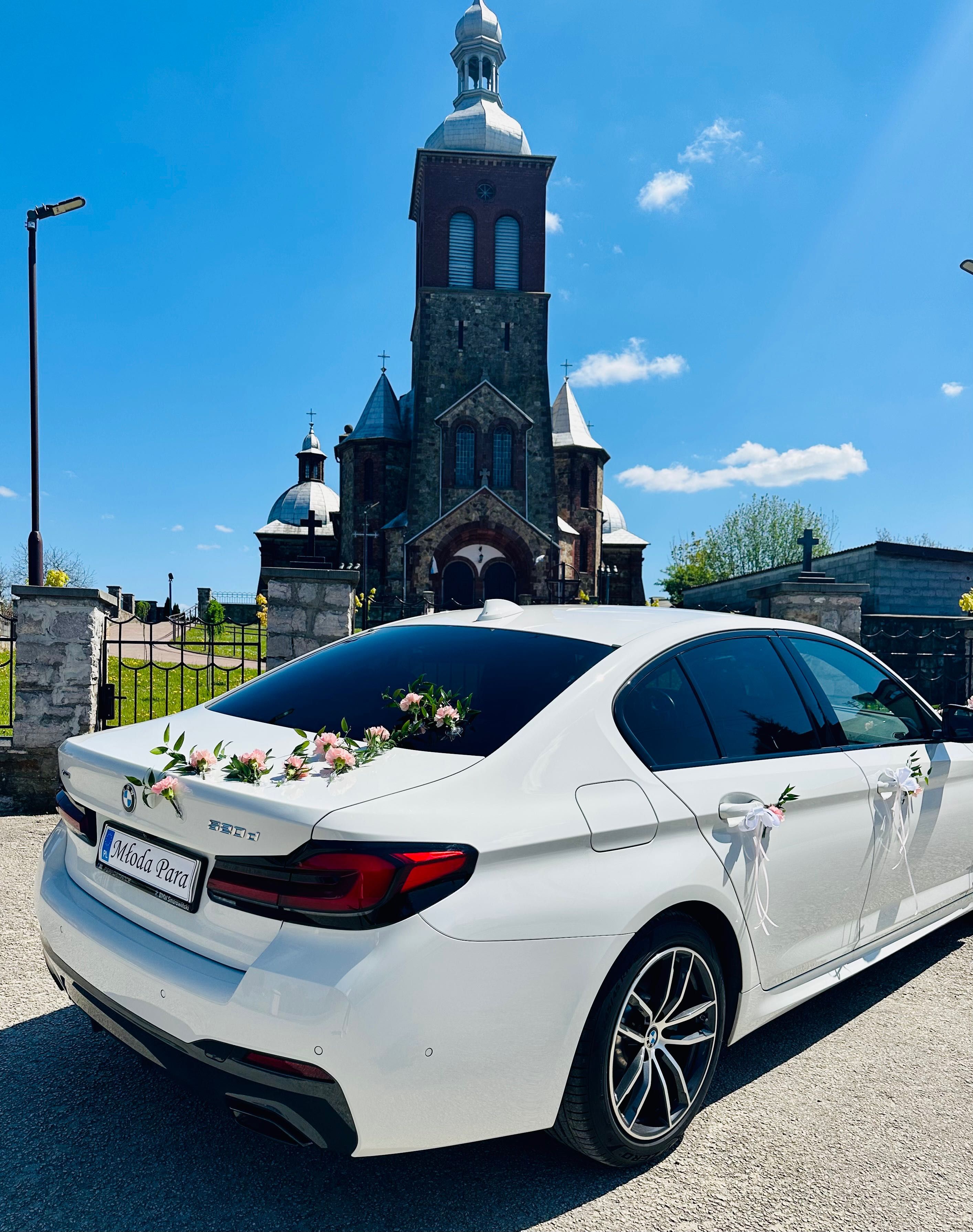 Auto limuzyna BMW 5 Sport do ślubu, Komunia, Eventy -Polecam