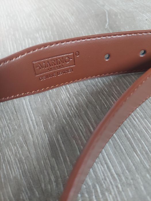 Пояс кожаный, ремінь шкіряний Marino Avenue 110 см