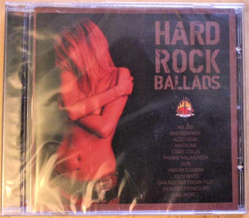 2 CD - Hard Rock Ballads e Romantic Rock, raros, novos