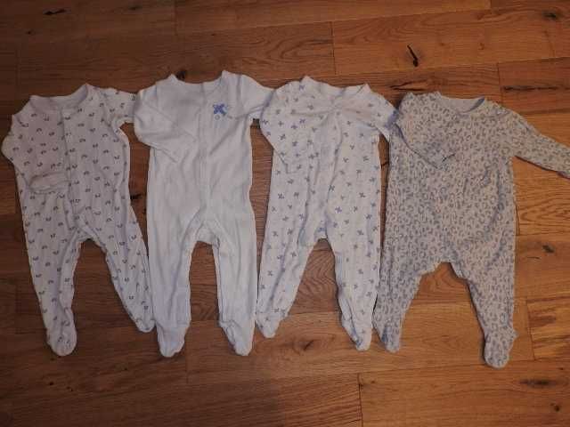 Ubranka niemowlęce 68-74 bawełna 19 szt body spodenki bluzeczki paka