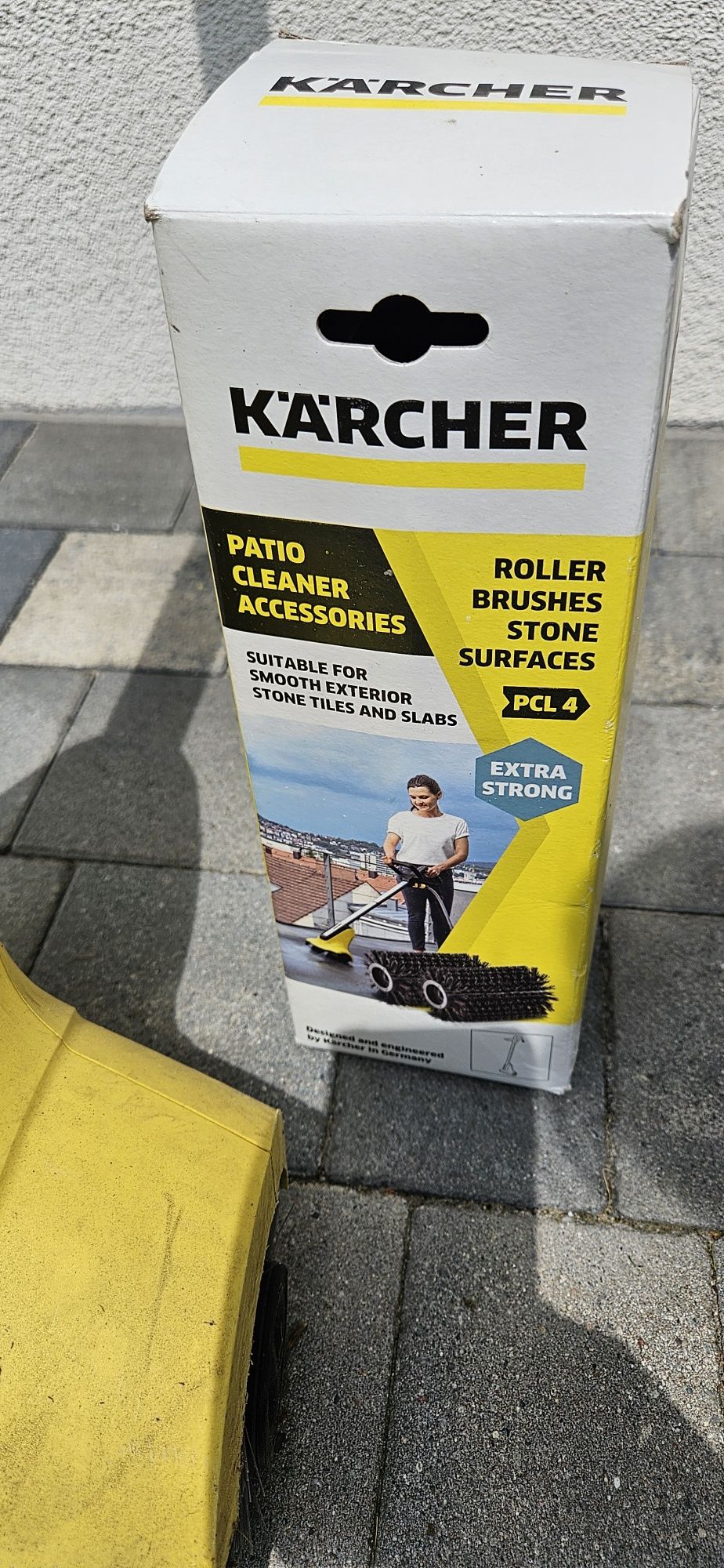 Urządzenie Karcher do drewna i bruku.