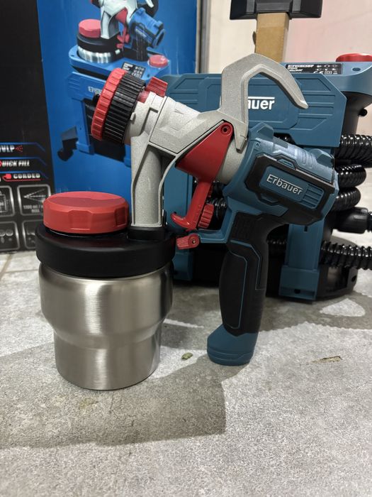 Agregat malarski Erbauer 800 W pistolet natryskowy