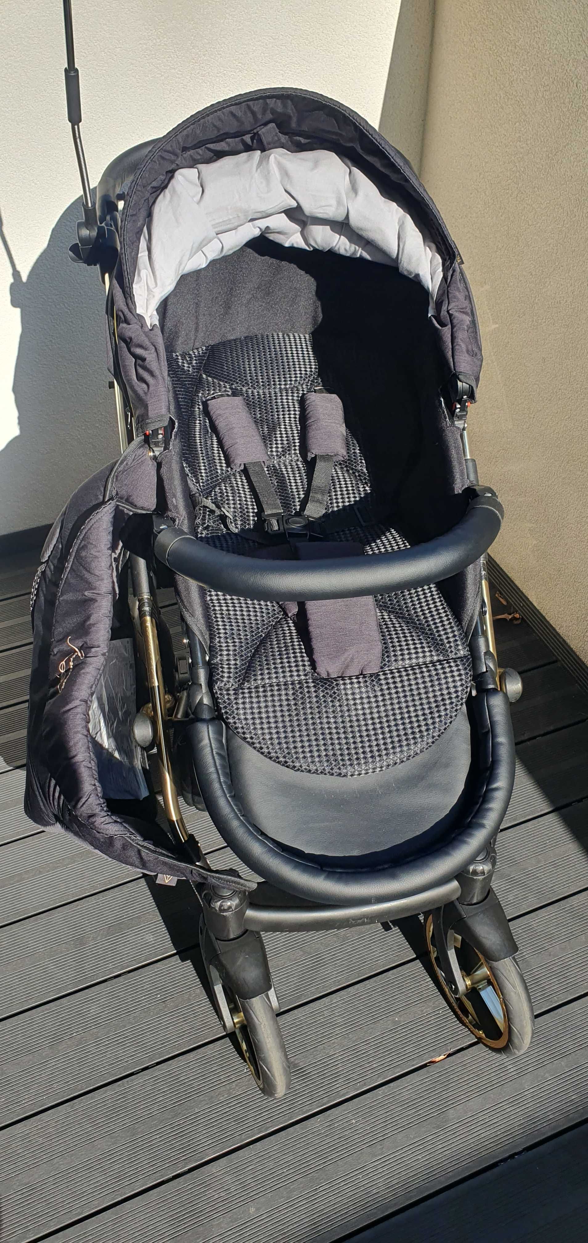 Wózek Junama Diamond Sline 4w1 plus baza