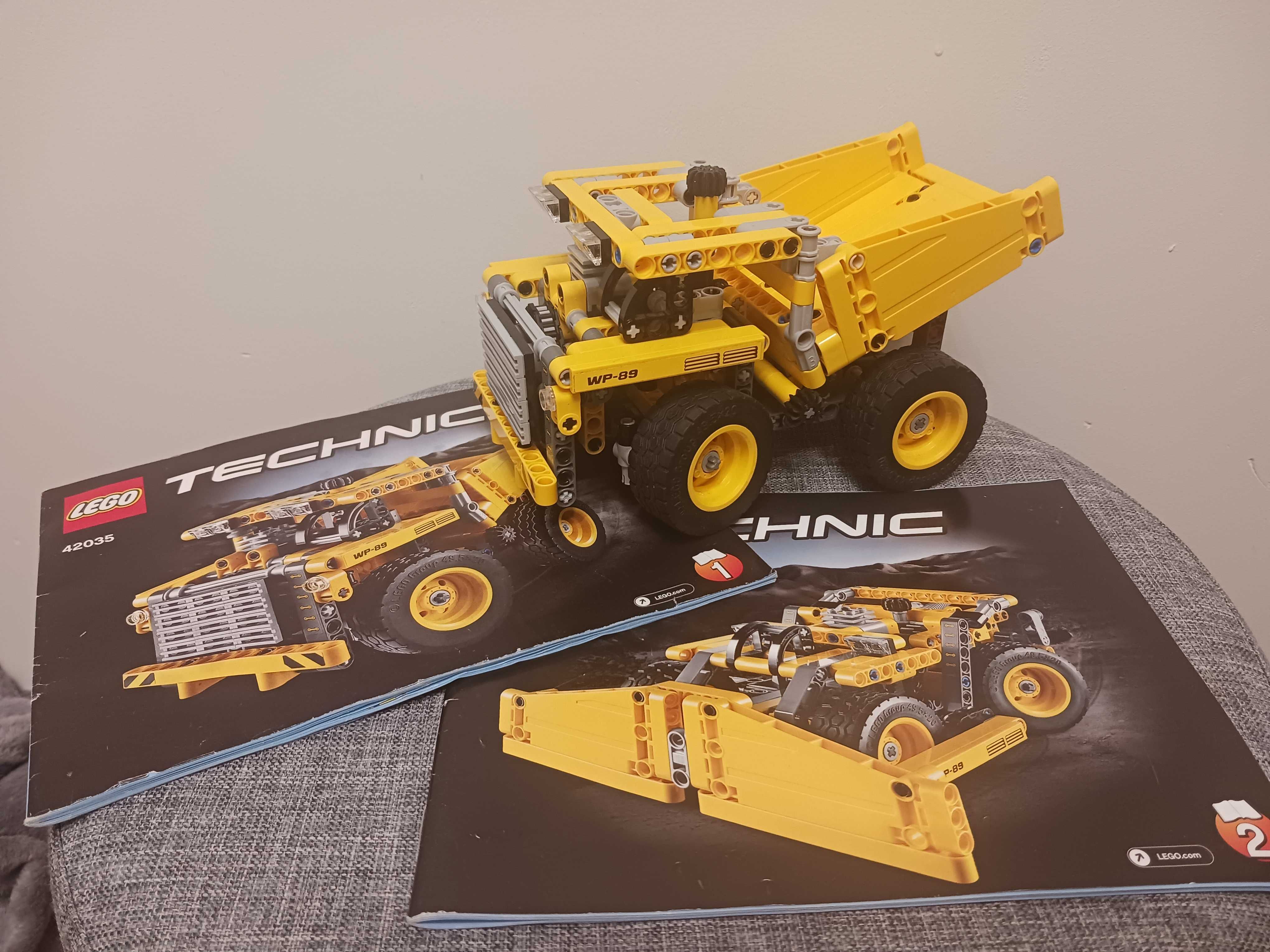 LEGO TECHNIC 42035 - Ciężarówka górnicza, jak nowy - klocki lego