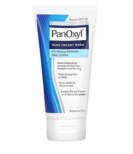 PanOxyl Крем для умывания от угрей с 4% перекисью бензоила