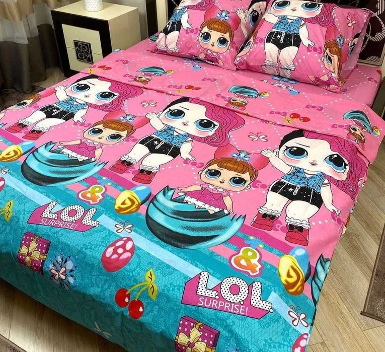 Постільна білизна для дітей та підлітків!Полуторний розмір та в ліжечк