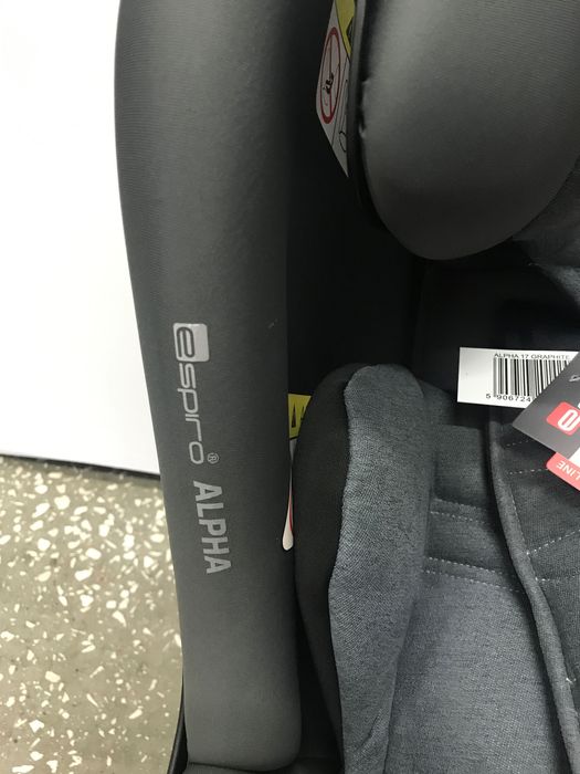 Fotelik samochodowy Espiro Alpha 0-18 kg Tył  Przód  na Normie I-duże