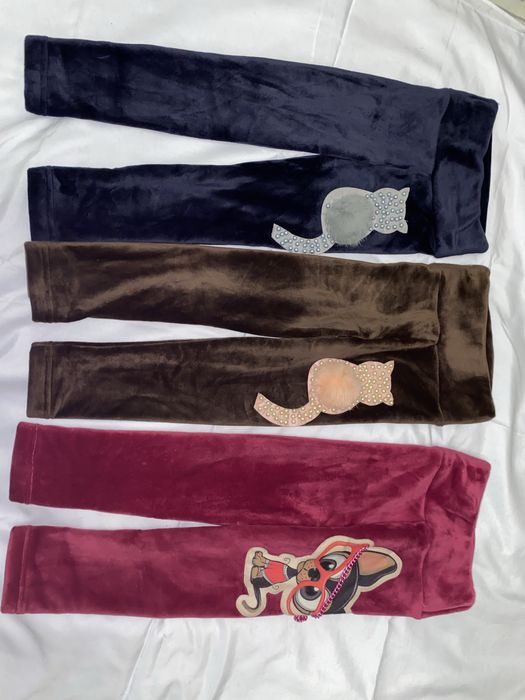 Велюрові  тепленькі лосіни 3-4 р ціна 104 грн